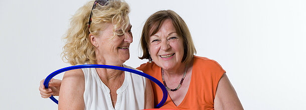 Gabriele Stidl, Traude Wunsch, Übungsleiterinnen Gymnastik
