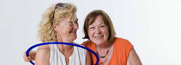 Gabriele Stidl, Traude Wunsch, Übungsleiterinnen Gymnastik