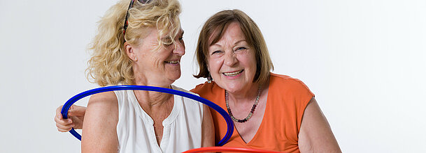 Gabriele Stidl, Traude Wunsch, Übungsleiterinnen Gymnastik