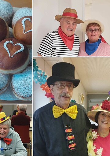 Kollage zum Valentins-Vereinsnachmittag - Teil 1