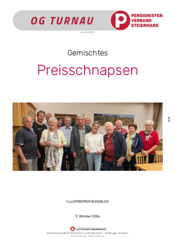 Gemischtes Preisschnapsen ´26