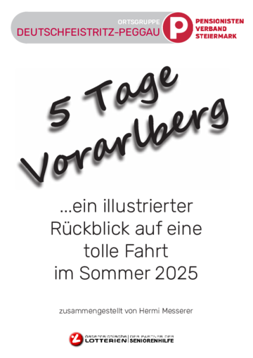 5 Tage Vorarlberg - Sommer 2025
