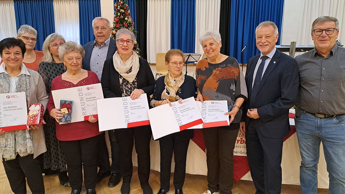 2025 Weihnachtsfeier mit Ehrungen
