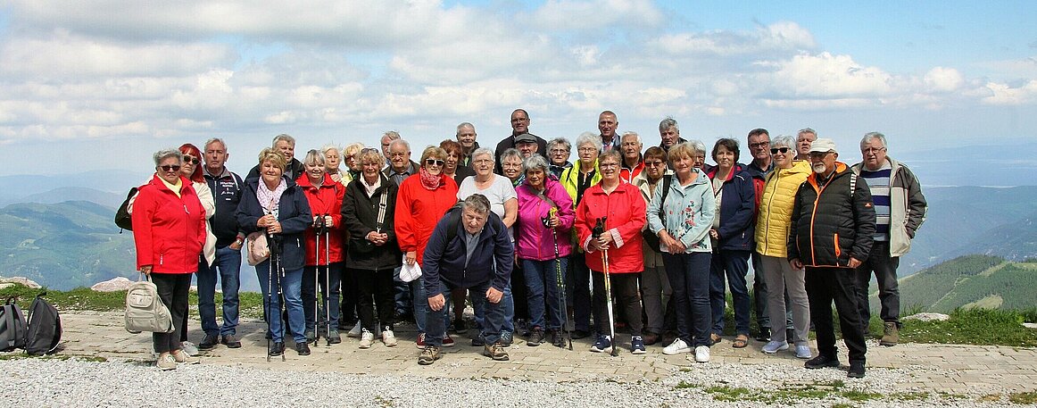 Ziersdorfer Pensionisten besuchten den Schneeberg-optimiert