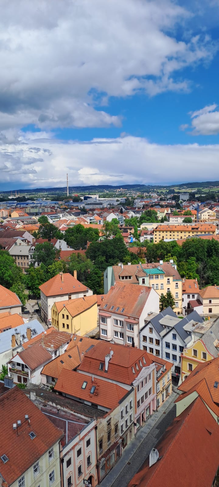 Ausblick über Budweis