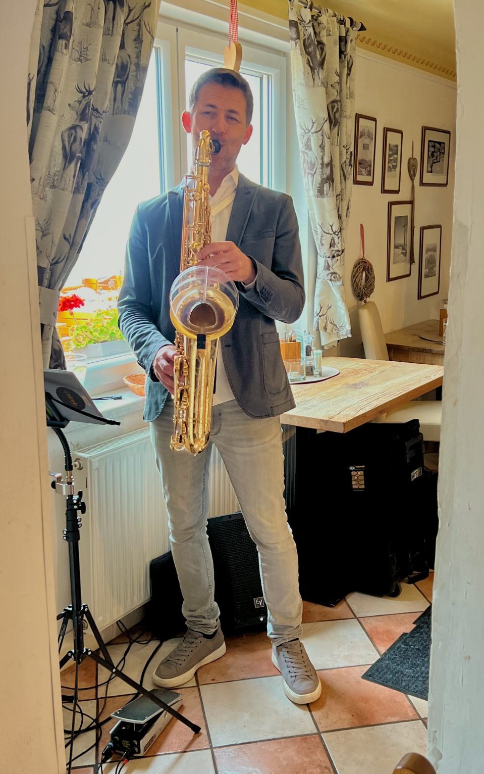 Saxophonspieler